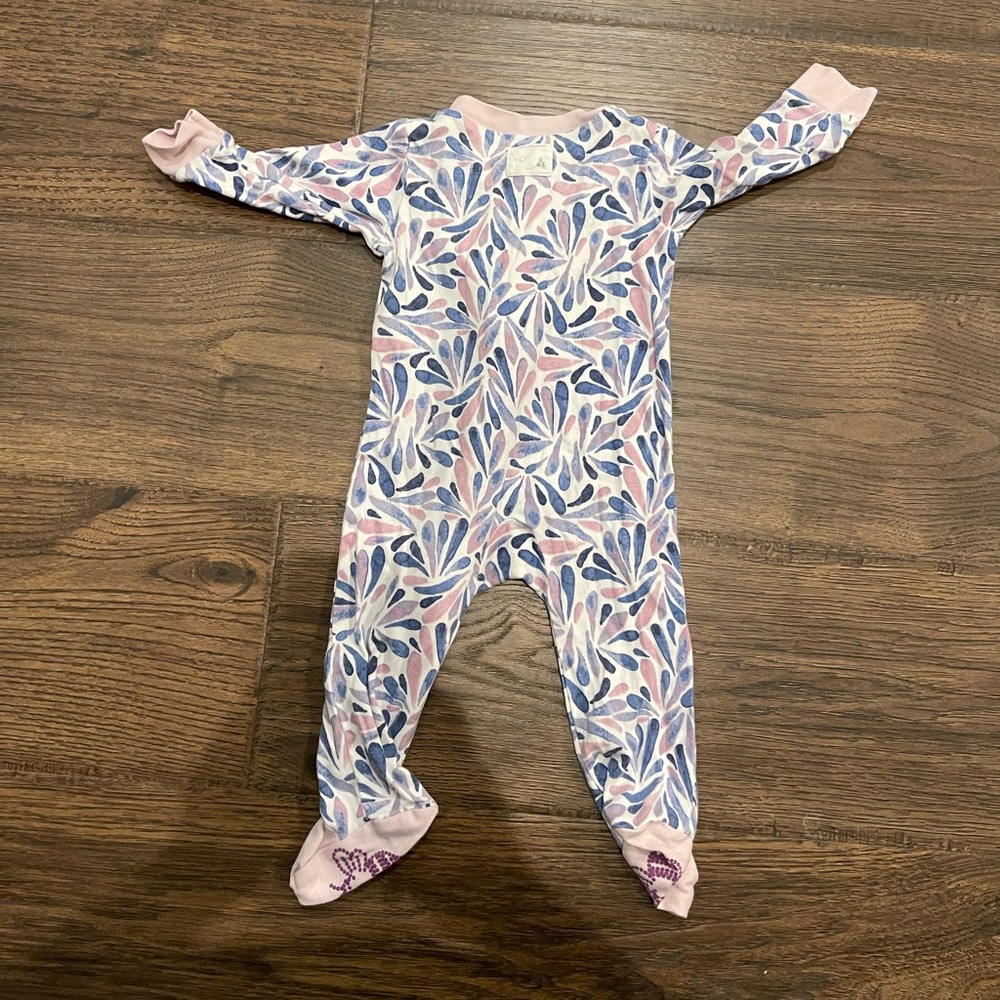 Burt’s Bees Baby One Piece long sleeve Sleeper - Picture 2 of 3